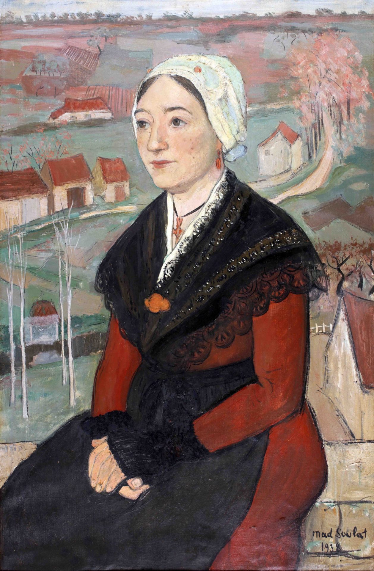 Une berrichonne, 1938, Madeleine Soulat, musée George Sand et de la Vallée Noire, La Châtre